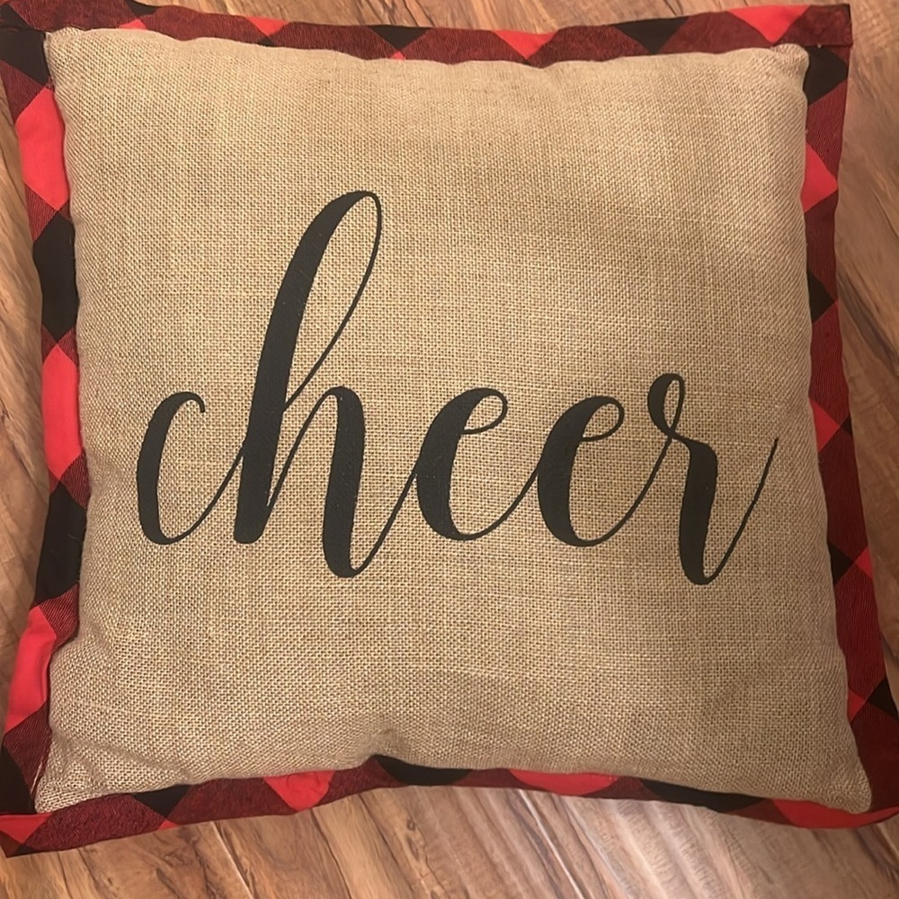 Plaid Throw Pillows 2 -Pier 1 & Stratford Home - Picture 2 of 6